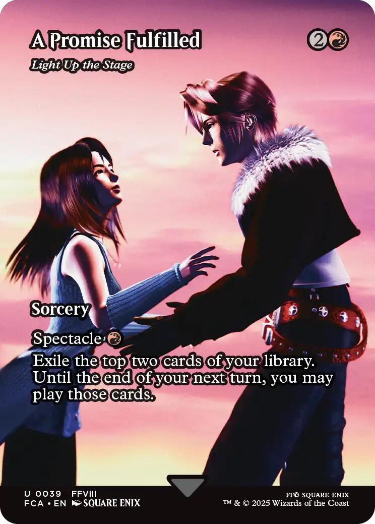 A Promise Fulfilled - Light Up the Stage (Showcase) [FINAL FANTASY : Through the Ages] | Rock City Comics