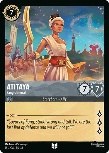 Atitaya - Fang General (181/204) [Reign of Jafar] | Rock City Comics