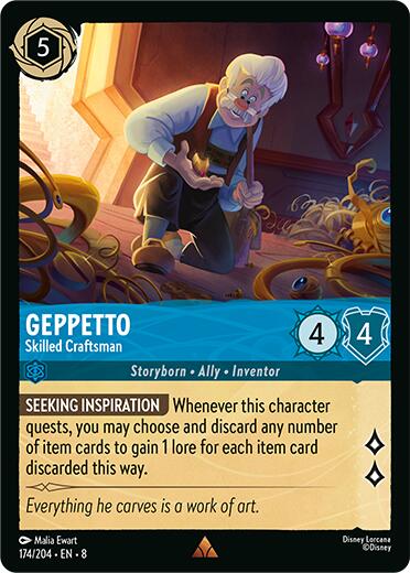 Geppetto – Skilled Craftsman (174/204) [Reign of Jafar] | Rock City Comics