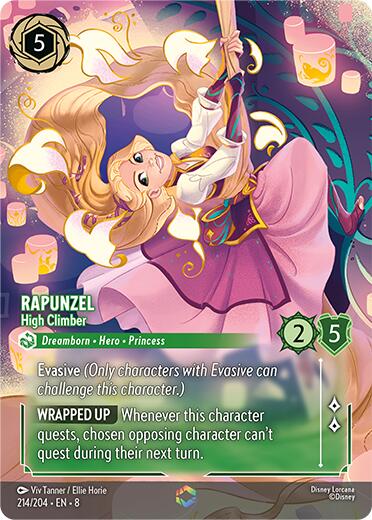 Rapunzel - High Climber (Enchanted) (214/204) [Reign of Jafar] | Rock City Comics