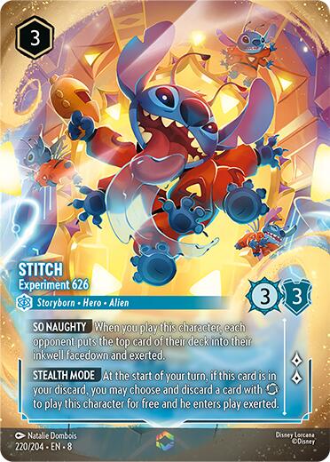Stitch - Experiment 626 (Enchanted) (220/204) [Reign of Jafar] | Rock City Comics