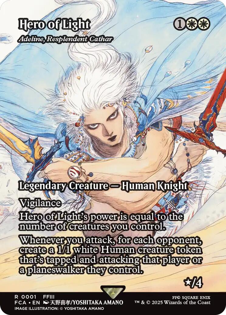 Hero of Light - Adeline, Resplendent Cathar (Showcase) [FINAL FANTASY : Through the Ages] | Rock City Comics