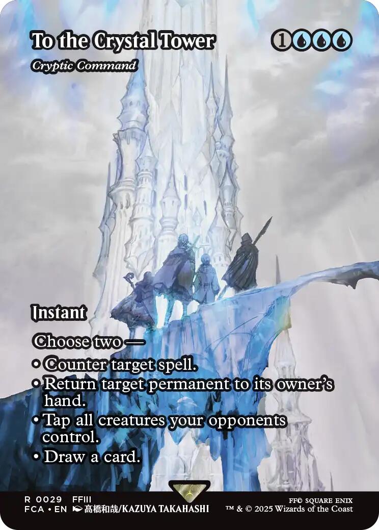 To the Crystal Tower - Cryptic Command (Showcase) [FINAL FANTASY : Through the Ages] | Rock City Comics