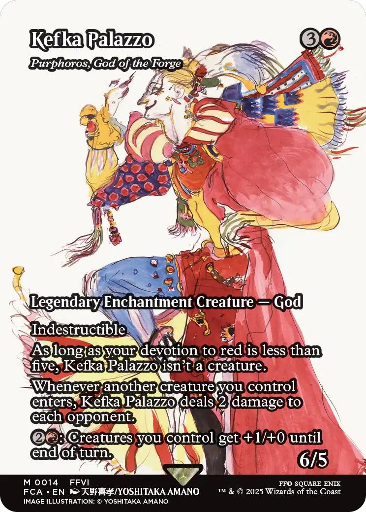 Kefka Palazzo - Purphoros, God of the Forge (Showcase) [FINAL FANTASY : Through the Ages] | Rock City Comics