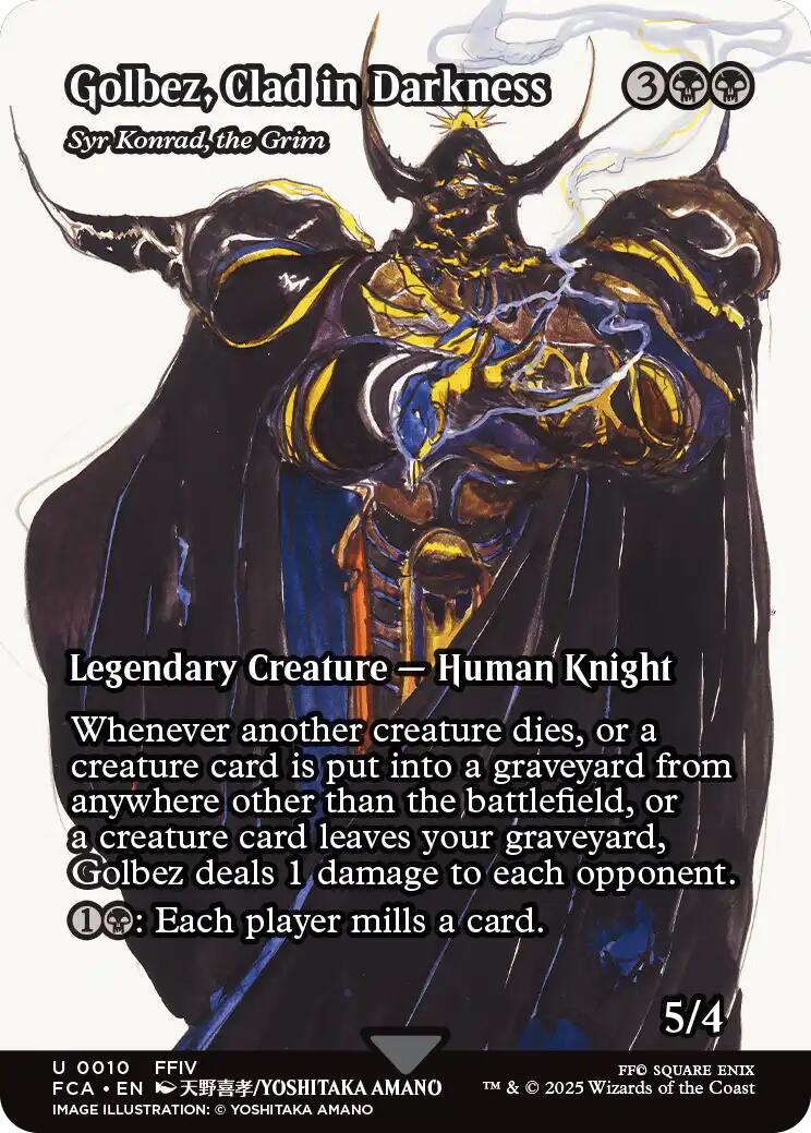 Golbez, Clad in Darkness - Syr Konrad, the Grim (Showcase) [FINAL FANTASY : Through the Ages] | Rock City Comics