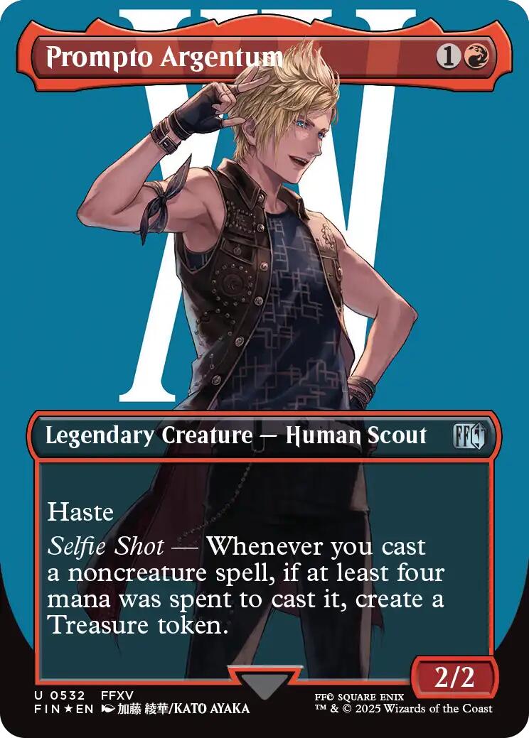 Prompto Argentum (Borderless) (Surge Foil) [FINAL FANTASY] | Rock City Comics