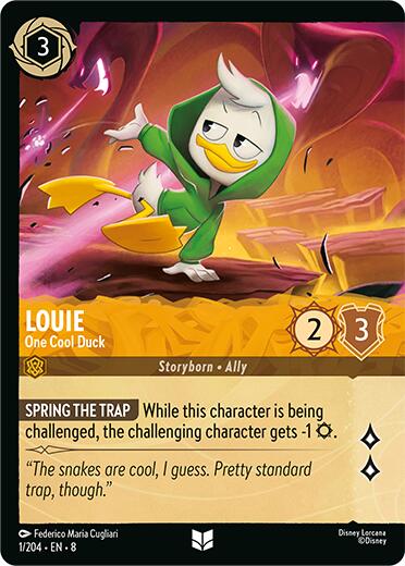 Louie - One Cool Duck (Cold Foil) (1/204) [Reign of Jafar] | Rock City Comics