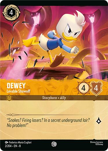 Dewey - Lovable Showoff (Cold Foil) (2/204) [Reign of Jafar] | Rock City Comics