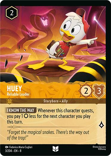 Huey - Reliable Leader (Cold Foil) (3/204) [Reign of Jafar] | Rock City Comics