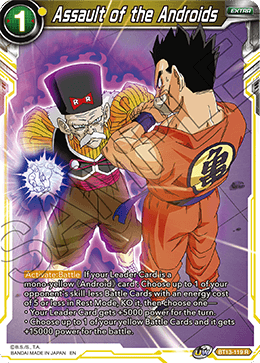 Assault of the Androids (Rare) (BT13-119) [Supreme Rivalry] | Rock City Comics