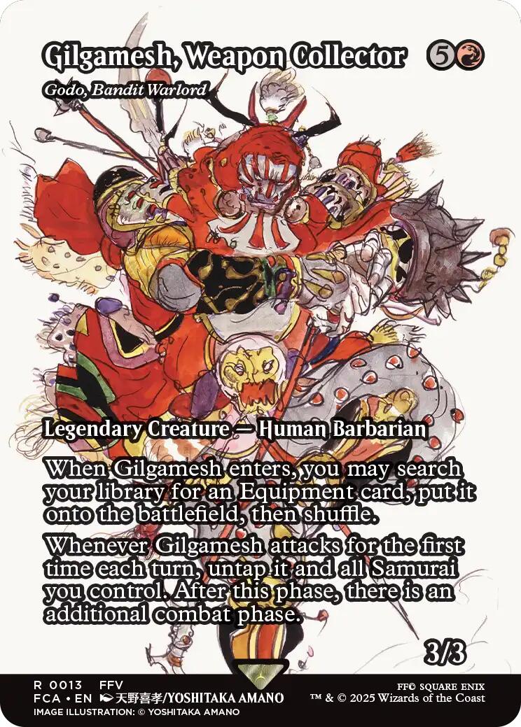 Gilgamesh, Weapon Collector - Godo, Bandit Warlord (Showcase) [FINAL FANTASY : Through the Ages] | Rock City Comics