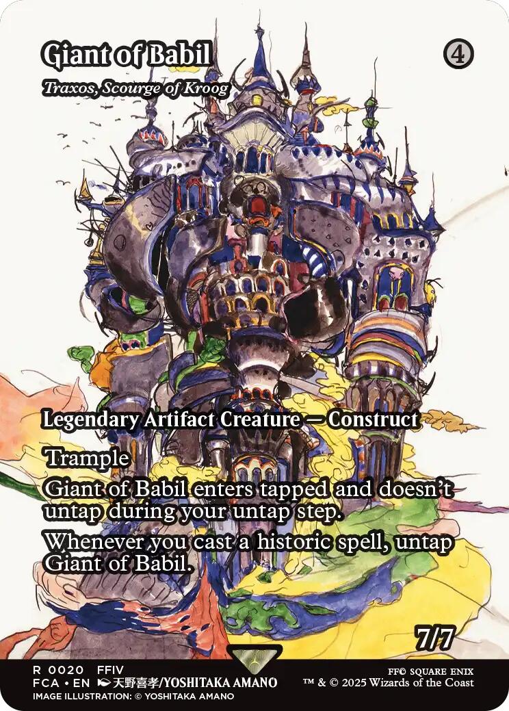 Giant of Babil - Traxos, Scourge of Kroog (Showcase) [FINAL FANTASY : Through the Ages] | Rock City Comics