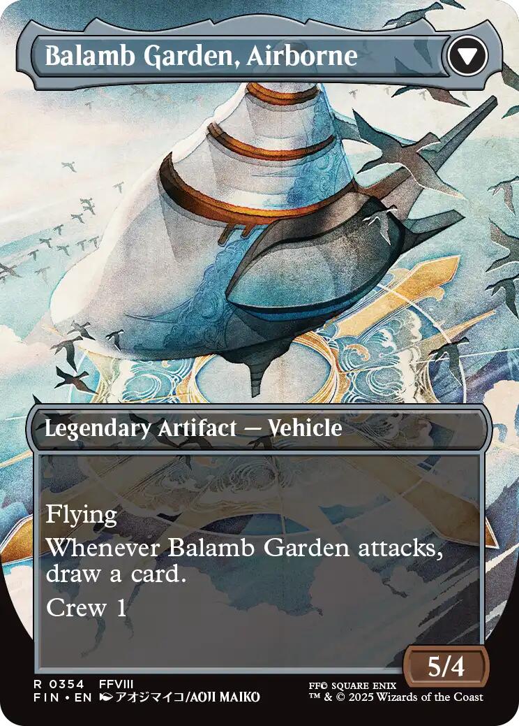 Balamb Garden, SeeD Academy // Balamb Garden, Airborne (Borderless) [FINAL FANTASY] | Rock City Comics