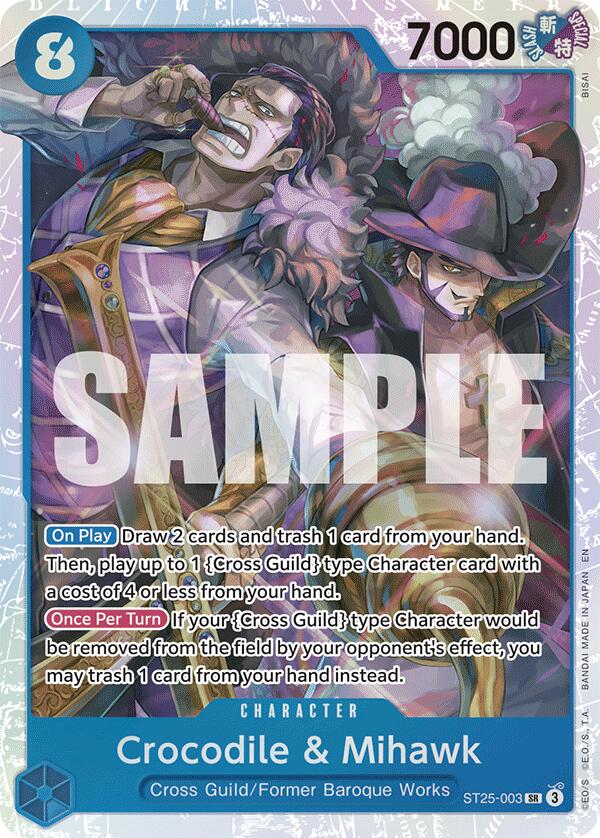 Crocodile & Mihawk [Starter Deck: Blue Buggy] | Rock City Comics