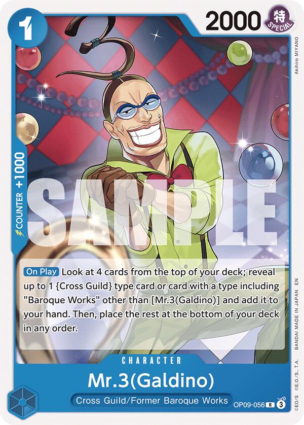 Mr.3(Galdino) (Reprint) [Starter Deck: Blue Buggy] | Rock City Comics