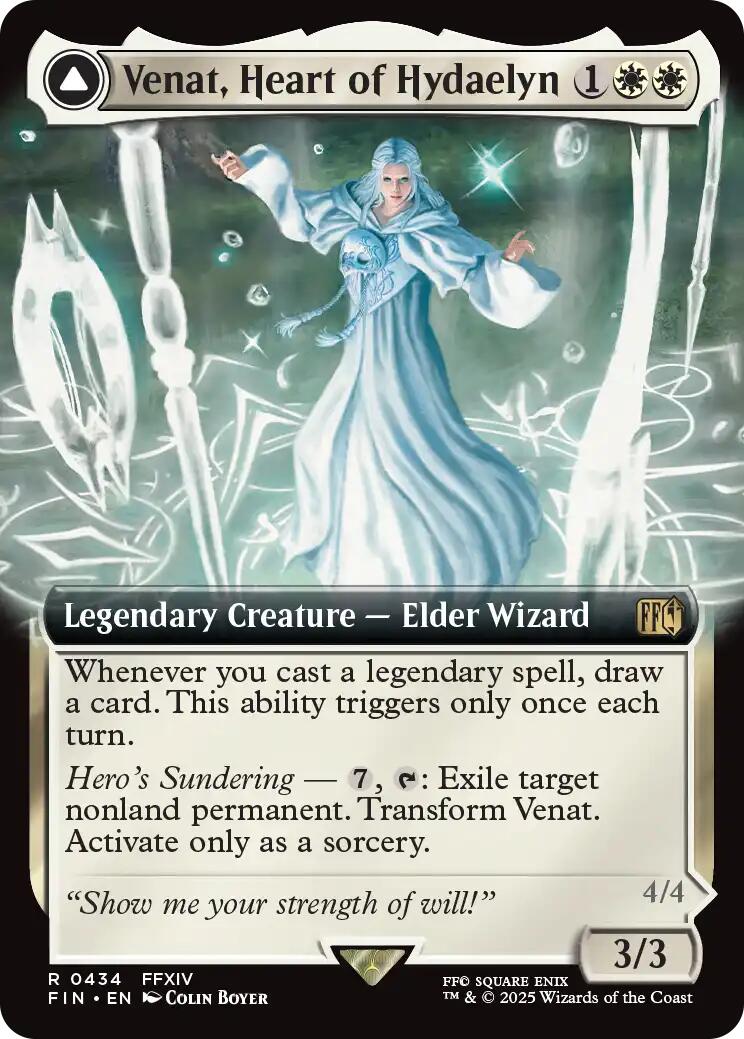 Venat, Heart of Hydaelyn // Hydaelyn, the Mothercrystal (Extended Art) [FINAL FANTASY] | Rock City Comics