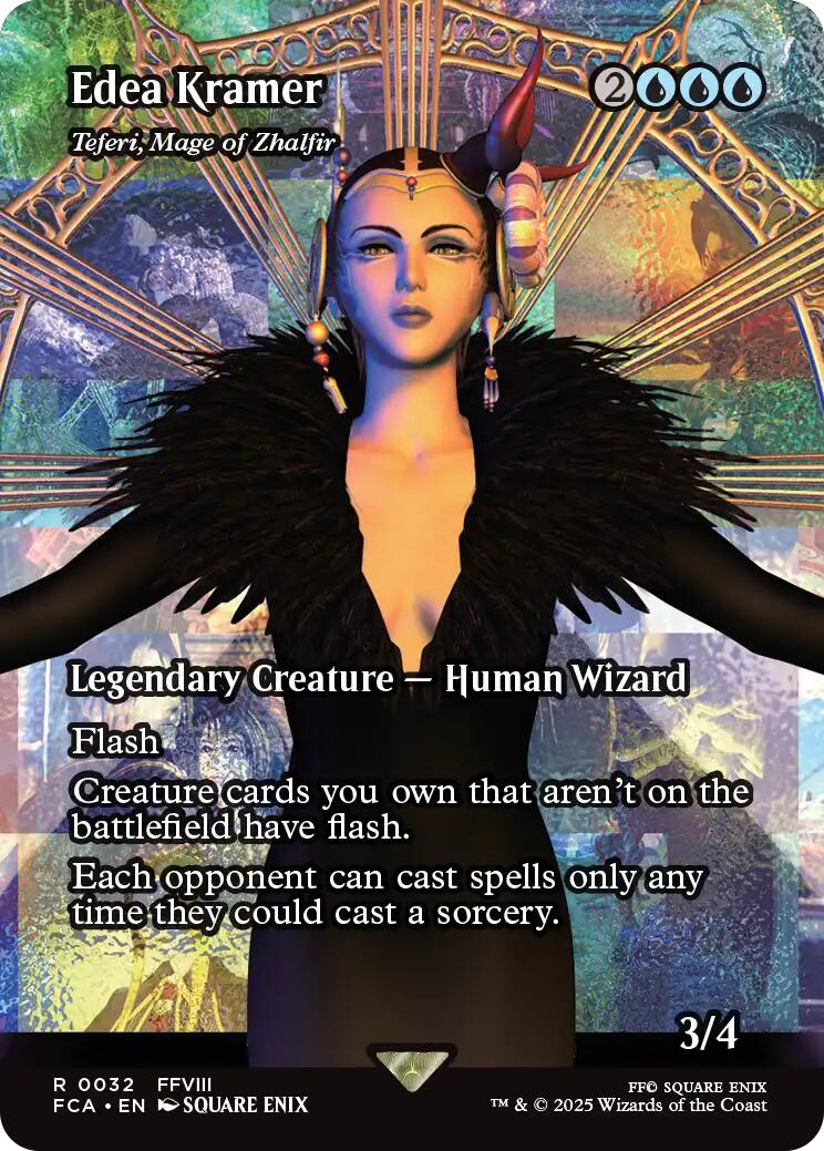 Edea Kramer - Teferi, Mage of Zhalfir (Showcase) [FINAL FANTASY : Through the Ages] | Rock City Comics