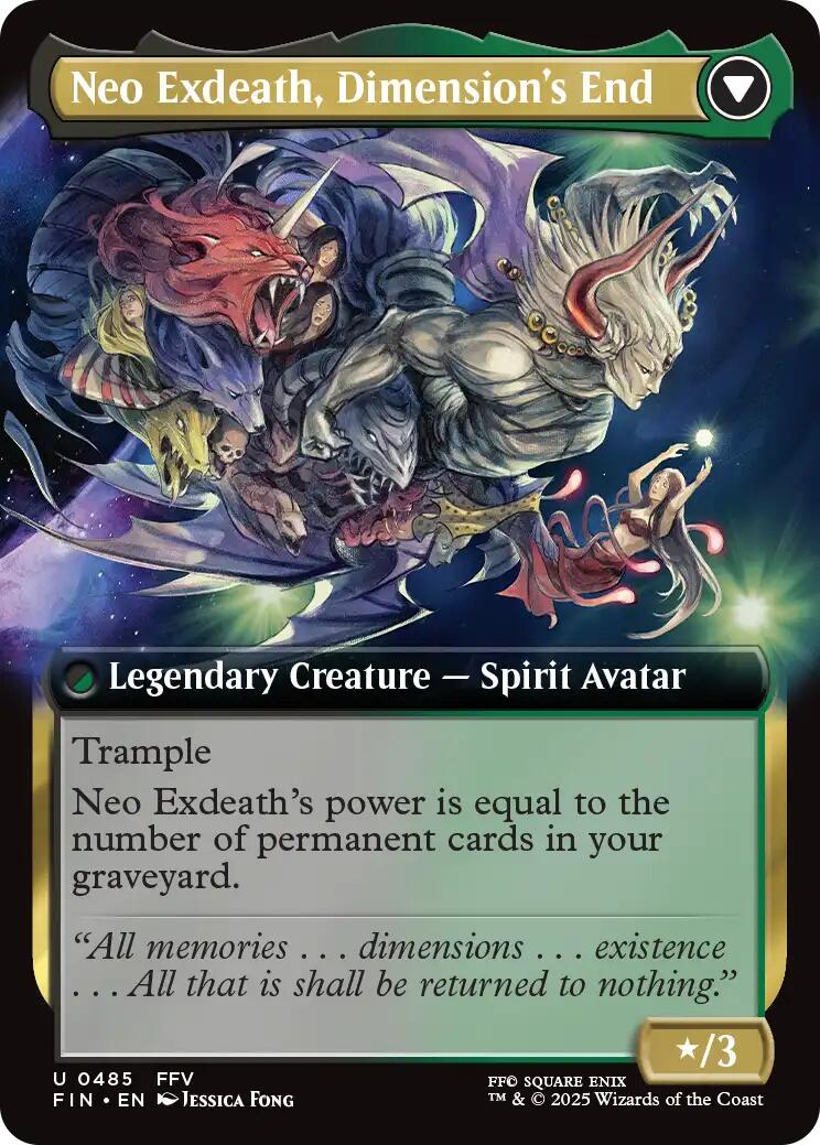 Exdeath, Void Warlock // Neo Exdeath, Dimension's End (Extended Art) [FINAL FANTASY] | Rock City Comics