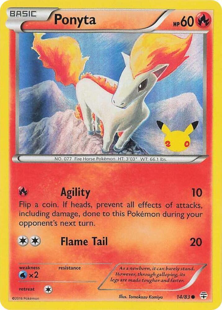 Ponyta (014/083) (UK Exclusive Promo) [Miscellaneous Cards] | Rock City Comics