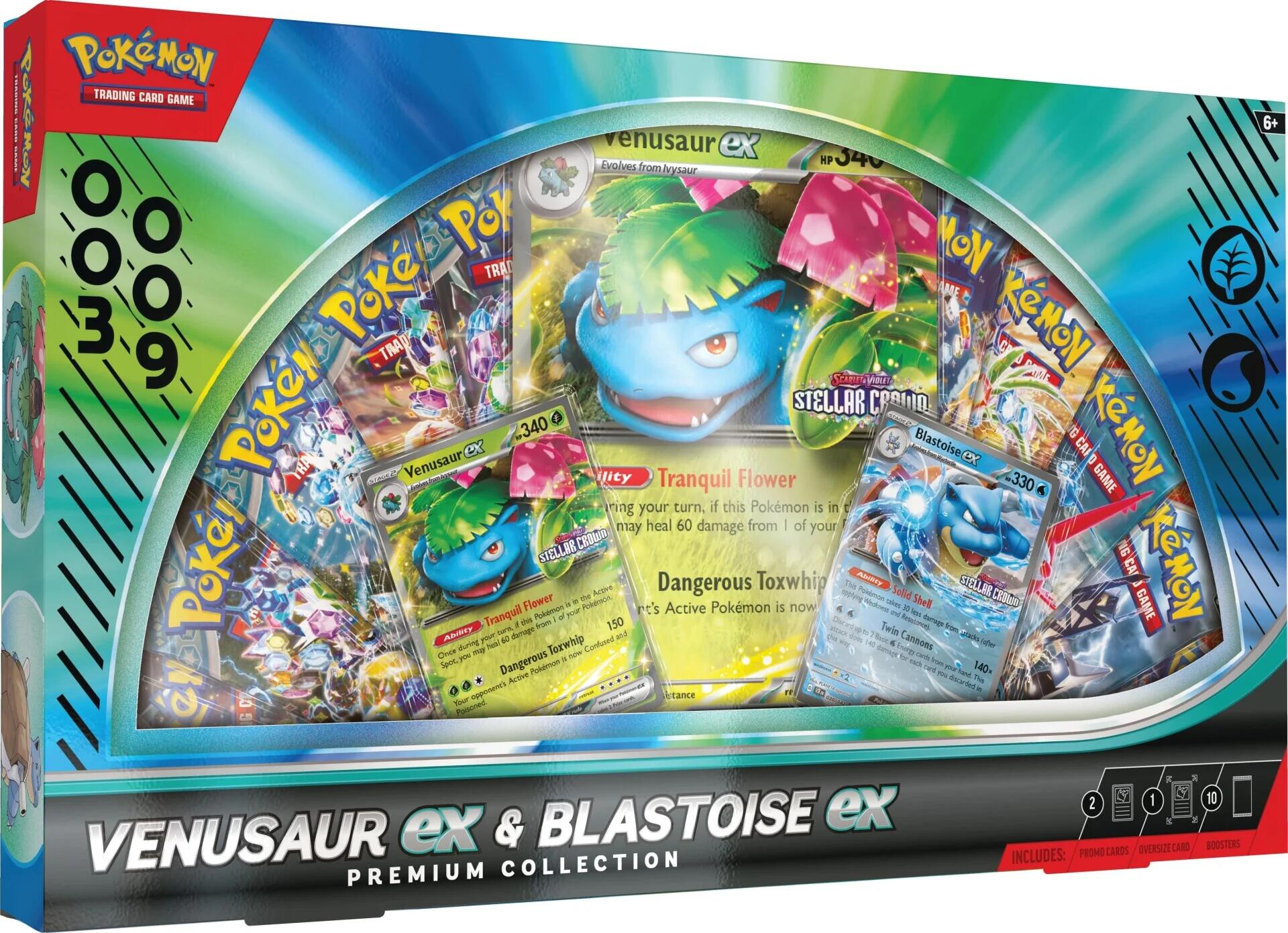 Venusaur ex & Blastoise ex Premium Collection | Rock City Comics