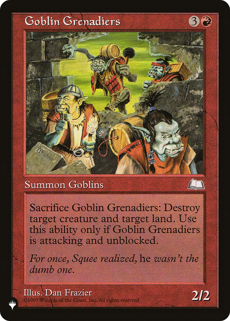 Goblin Grenadiers [The List Reprints] | Rock City Comics