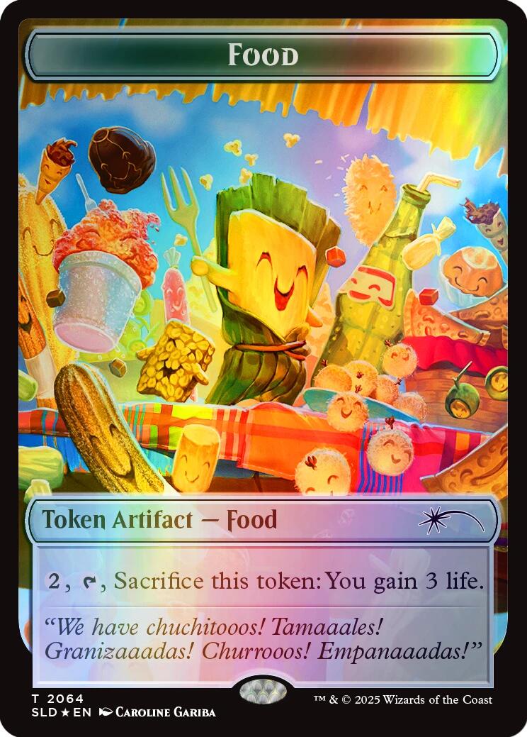 Food Token (2064) (Rainbow Foil) [Secret Lair Drop Series] | Rock City Comics