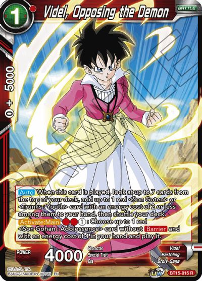 Videl, Opposing the Demon (BT15-015) [Saiyan Showdown] | Rock City Comics