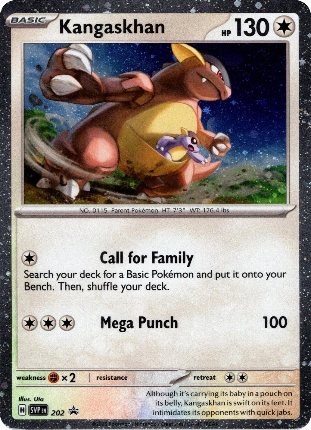 Kangaskhan (202) (Cosmos Holo) [Scarlet & Violet: Black Star Promos] | Rock City Comics