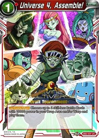 Universe 4, Assemble! (Divine Multiverse Draft Tournament) (DB2-031) [Tournament Promotion Cards] | Rock City Comics