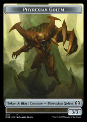 Phyrexian Golem Token [Phyrexia: All Will Be One Tokens] | Rock City Comics