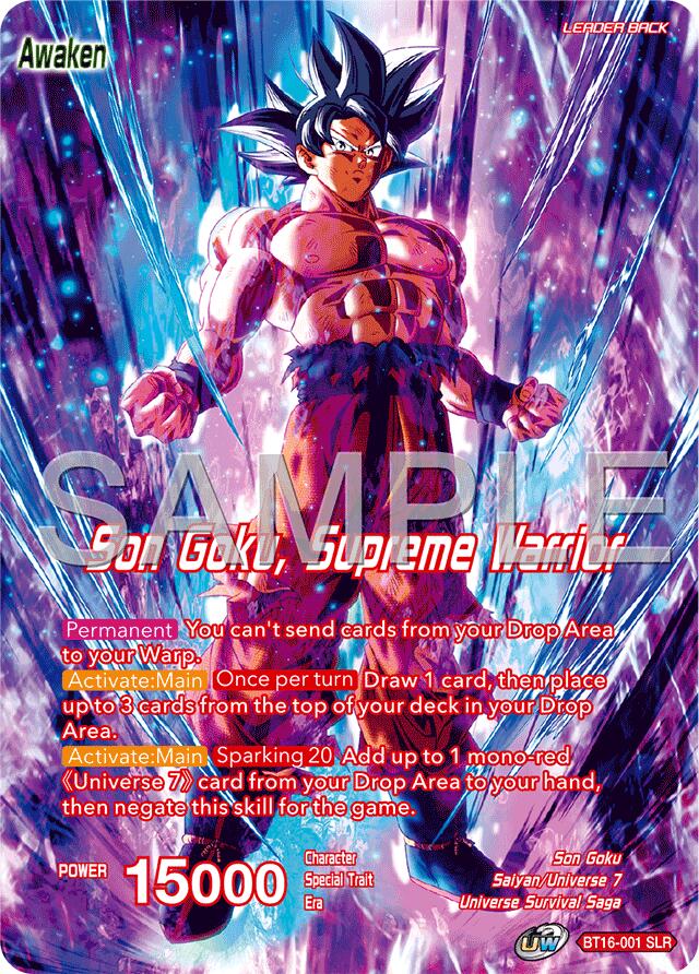 Son Goku // Son Goku, Supreme Warrior (Reprint) (BT16-001) [Premium Anniversary Box 2025] | Rock City Comics