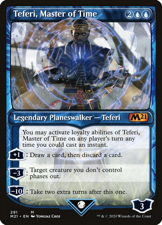 Teferi, Master of Time (Showcase) (291) [Core Set 2021] | Rock City Comics