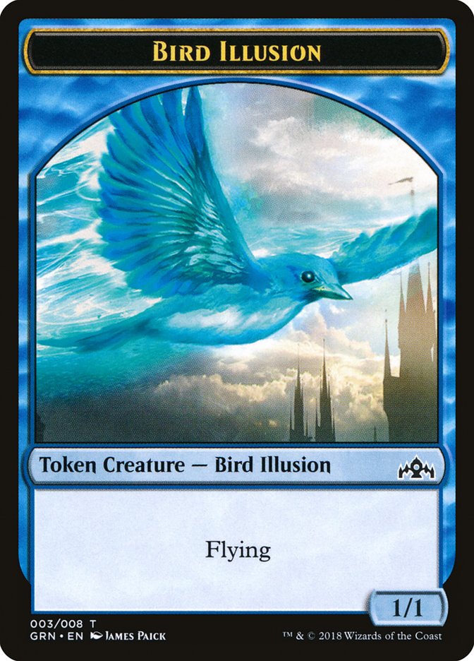 Bird Illusion Token [Guilds of Ravnica Tokens] | Rock City Comics