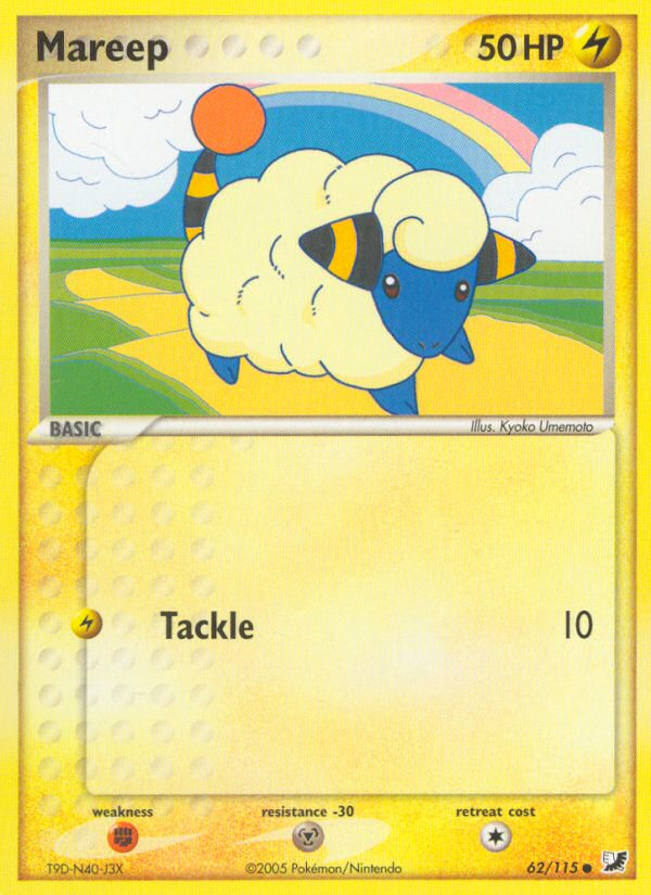 Mareep (62/115) [EX: Unseen Forces] | Rock City Comics