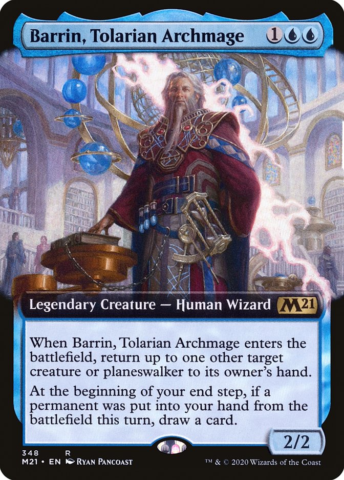 Barrin, Tolarian Archmage (Extended Art) [Core Set 2021] | Rock City Comics