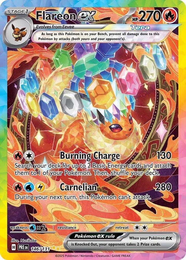 Flareon ex (146/131) [Scarlet & Violet: Prismatic Evolutions] | Rock City Comics