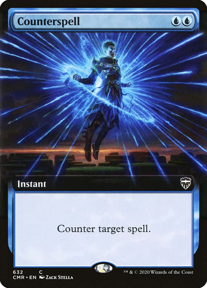 Counterspell (Extended Art) [Commander Legends] | Rock City Comics