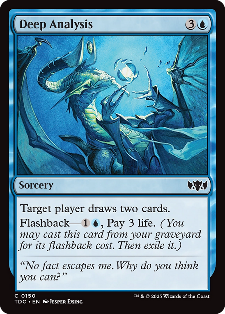 Deep Analysis [Tarkir: Dragonstorm Commander] | Rock City Comics