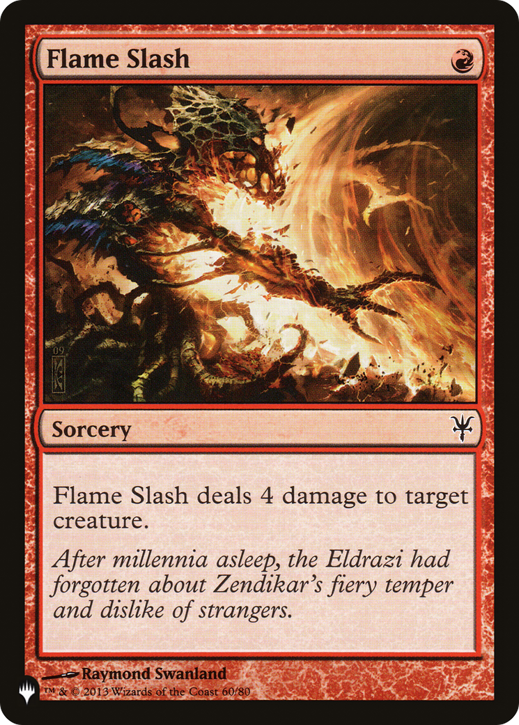 Flame Slash [The List Reprints] | Rock City Comics