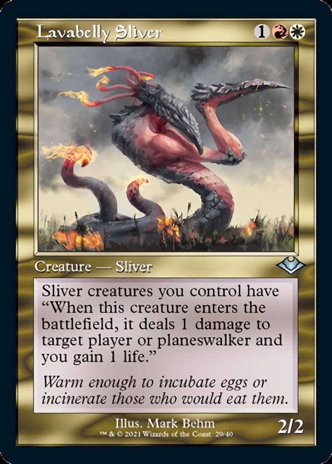 Lavabelly Sliver (Retro Foil Etched) [Modern Horizons] | Rock City Comics