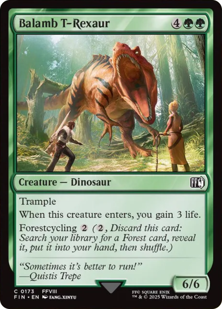 Balamb T-Rexaur [FINAL FANTASY] | Rock City Comics