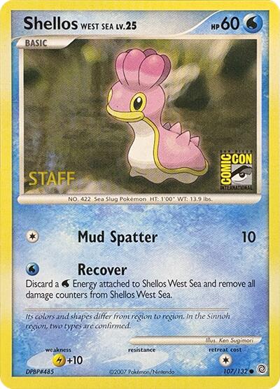 Shellos West Sea (107/132) (SDCC 2007 Staff) [Miscellaneous Cards] | Rock City Comics