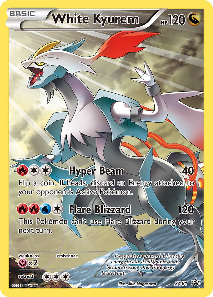 White Kyurem (XY81) (Full Art Promo) [XY: Black Star Promos] | Rock City Comics