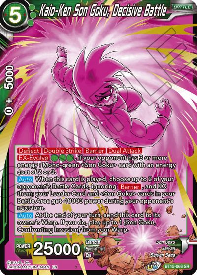 Kaio-Ken Son Goku, Decisive Battle (BT15-066) [Saiyan Showdown] | Rock City Comics
