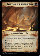 Brass's Tunnel-Grinder // Tecutlan, The Searing Rift (Extended Art) [The Lost Caverns of Ixalan] | Rock City Comics