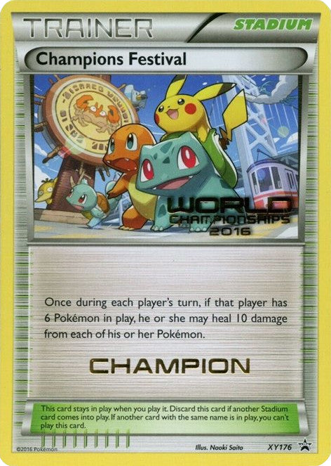 Champions Festival (XY176) (2016 Champion) [XY: Black Star Promos] | Rock City Comics