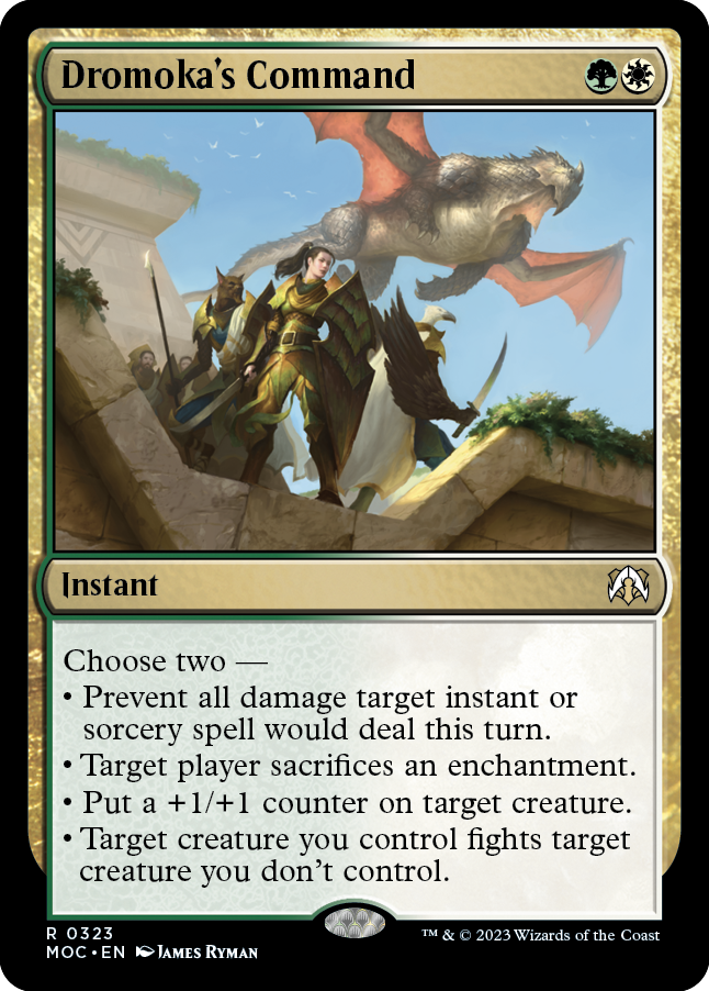 Dromoka's Command [March of the Machine Commander] | Rock City Comics