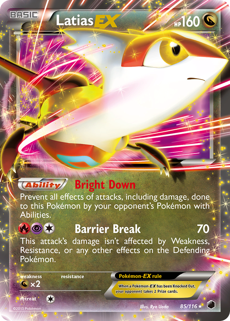 Latias EX (85/116) [Black & White: Plasma Freeze] | Rock City Comics