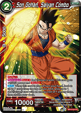 Son Gohan, Saiyan Combo (Rare) (BT13-015) [Supreme Rivalry] | Rock City Comics
