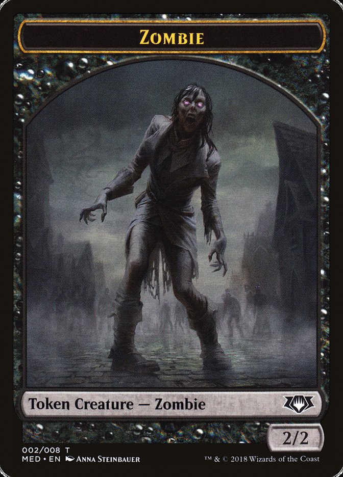Zombie Token [Mythic Edition Tokens] | Rock City Comics